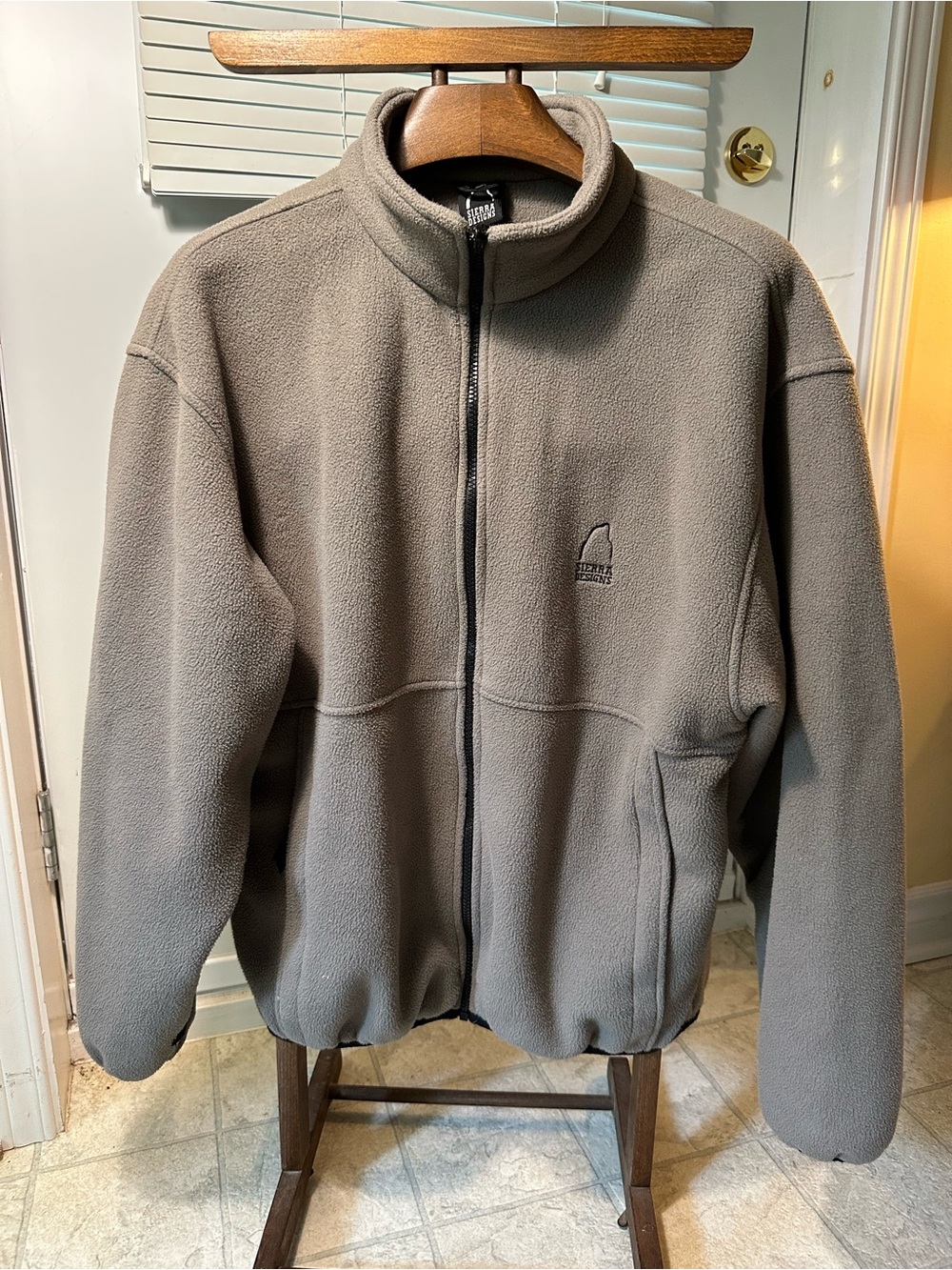 Vintage Sierra Design Fleece full zip - taupe
